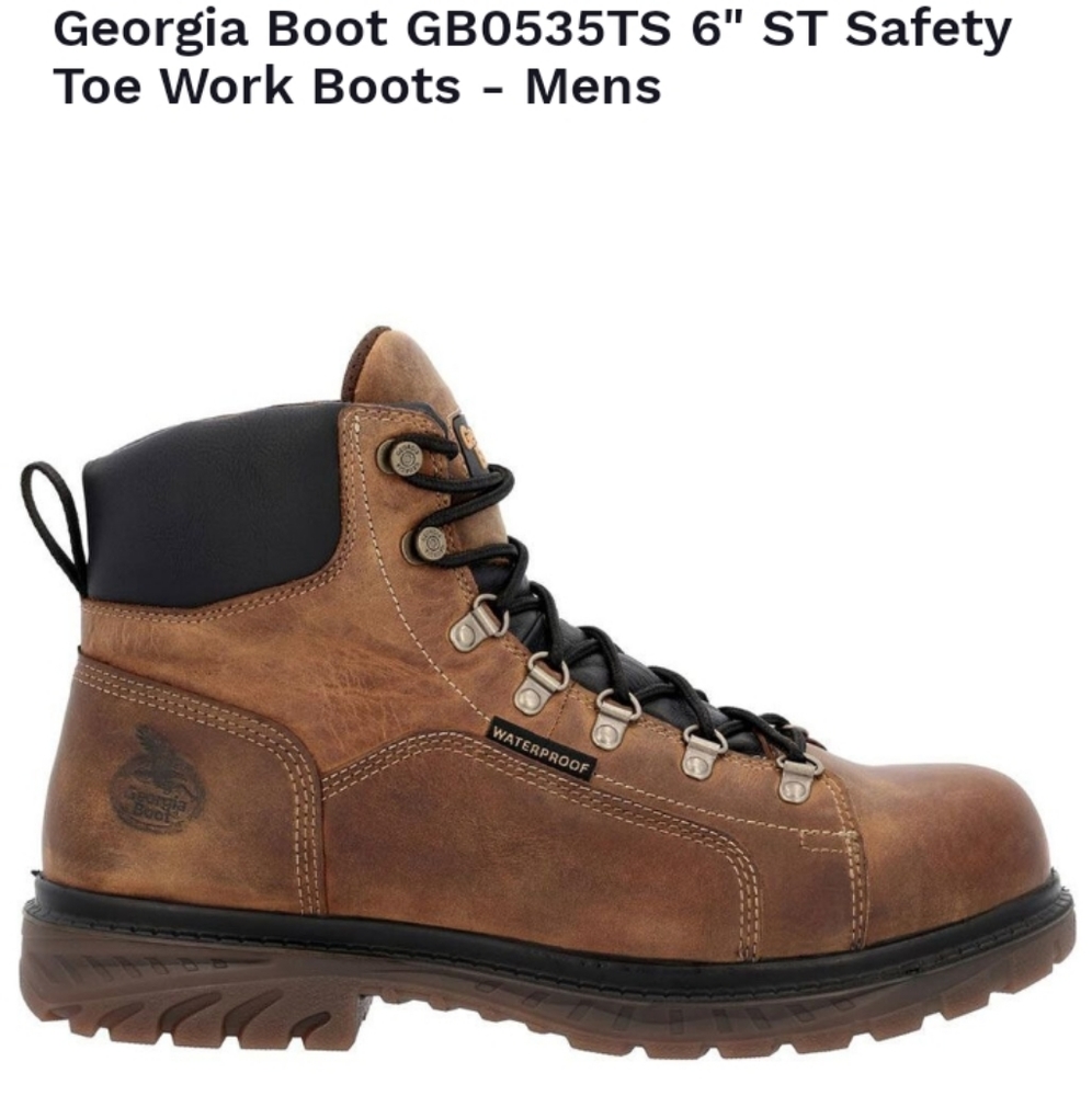 Georgia Men's 6 in. Lace up STEEL TOE BOOT